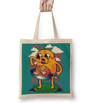 Adventure Time Bacon Pancakes 03 Bez Çanta Uzun Saplı