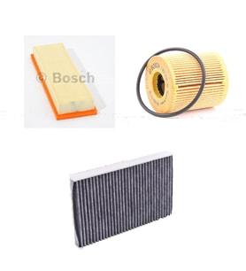 Bosch Filtre Bakım Seti Citroen C2 1.4 Benzinli 2005+ Hava + Yağ F. + Polen Filtre Bosch