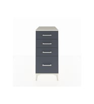 Kronos Komodin 4 Çekmeceli 44x59x96 Aytaşı-Antrasit