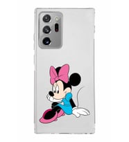 Samsung Galaxy Note 20 Ultra Kamera Korumalı Kapak Minnie Mouse Tasarımlı  Şeffaf Kılıf