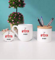 Optisyen Kupa Bardak Oval Kalemlik ve Anahtarlık