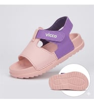 Vicco Sevan Cırtlı Hafif Çok Rahat Çocuk Sandalet PUDRA