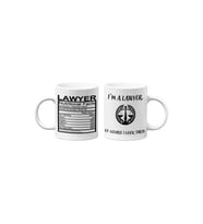 Avukat/Lawyer Hukukçu Temalı Hediyelik İkili Beyaz Seramik Kupa Seti-2-İKİLİ