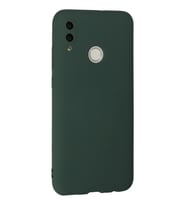 Pilelistore   Huawei P Smart 2019 Kılıf Nano içi Kadife Silikon - Koyu Yeşil