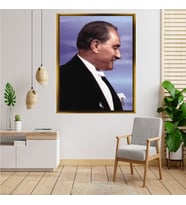 ÇERÇEVELİ ATATÜRK TABLO S136