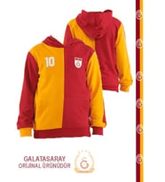 Galatasaray Orijinal  Metin Oktay Kapüşonlu Sweatshirt  (Sarı-Kırmızı)