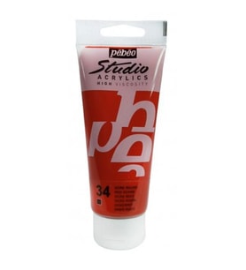 Pebeo Studio Akrilik Boya 100 ml. 34 Red Ochre 