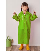Newdaki Yeşil Çocuk %100 Eva Kapüşonlu Yağmurluk