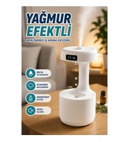 800 ml Yağmur Efektli Ultrasonik Hava Nemlendirici ve Aroma Difüzör