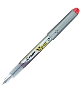Pilot V-Pen Kırmızı Kullan-At Dolma Kalem