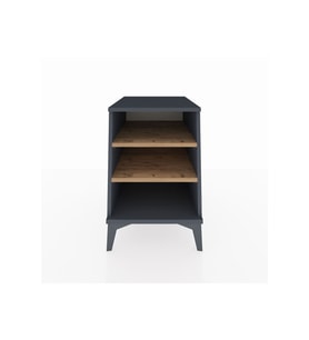 Kronos Komodin 2 Raflı 44x59x64 Antrasit-Çam