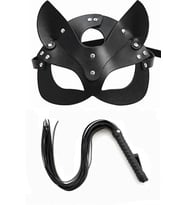 Amora Secret Kırbaç Maske Deri İkili Takım