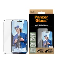 PanzerGlass iPhone 15 UWF Şeffaf Cam Ekran Koruyucu