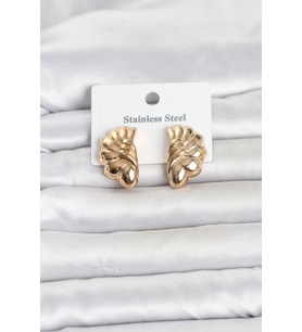 316L Çelik Gold Renk Vintage Model Kadın Küpe TJ-BKP11813