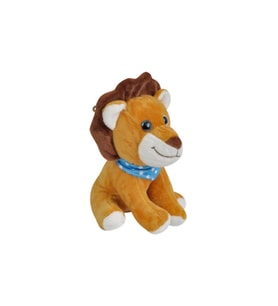 Aslan 15 Cm Ormanlar Kralı Oyuncak Aslan Peluş (Çok Renkli)