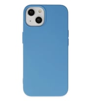 Mey İthalat® iPhone 14 Plus Kılıf Nano içi Kadife Silikon - Mavi