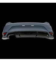 Seat Leon Aero (2013-2017 MK3 , 2017-2020 MK3.5 Icin Tampon Seti Arka Tek Egzoz Cikisli Difuzor Dönü