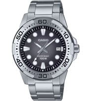 CASIO MTD-140D-1AVDF ÇELİK ERKEK KOL SAATİ (Siyah)