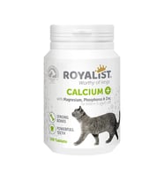 Royalist Calcium Kediler İçin Kemik ve Diş Güçlendirici Tablet  (150 Tablet)