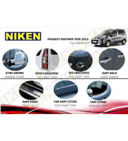 Peugeot Partner Tepe Full Krom Seti Komple Nikelaj Kaplama 2012 Sonrası