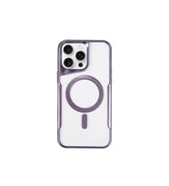 İphone 14 Pro Max Kılıf Boyi Magsafe Silikon Kapak - Derin Mor
