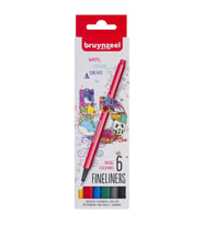 BRUYNZEEL FINELINER BASIC 0.4mm 6'LI KALEM SETİ  -B60241006