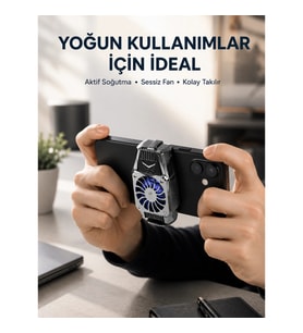 Mey İthalat® Telefon Isınmasını Azaltan Aktif Fanlı Soğutucu Sistemi