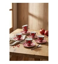 Nuances 6 Kişilik Kahve Fincan Takımı - 90 ml MSKF511