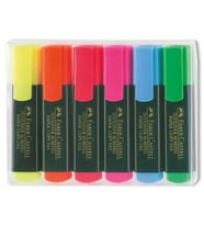 Faber Castell Fosforlu Kalem 6'lı