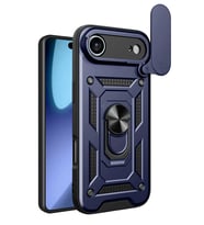 iPhone 17 Air Pars Lens Yüzüklü Silikon - Lacivert