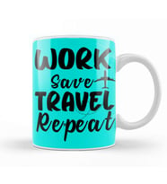 funny Travel gift design lover Trippin Wanderlust Journey Adventurer Vacation Kupa Bardak Porselen