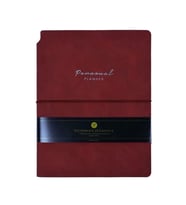 VICTORIA'S JOURNALS 1821 KUKA SOFT KAPAK NOTEBOOK 14.8x21cm A5 80gr. 96YP. ÇİZGİLİ DEFTER KIRMIZI