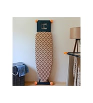 Büyük Boy İpli Keçeli Ütü Masası Kılıfı 55x140cm Damask Desen