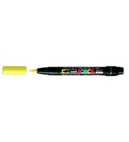 Uni Posca PCF-350 Boyama Markörü 1-10 mm Fırça Uç SARI 