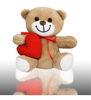 Sevimli Kalpli Peluş Ayıcık