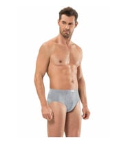 Jiber Erkek Slip 3'lü Paket - 129  (Gri)