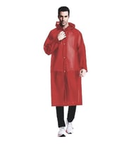 Eleven Market Raıncoat Eva Unisex Bordo Yağmurluk