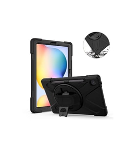 Samsung Galaxy P610 Tab S6 Lite 10.4 Kılıf Amazing Tablet Kapak - Siyah