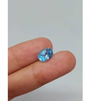 Mavi Topaz Taşı Oval Kesim (Ortalama 1.5 karat) (55578)