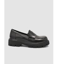 %100 Hakiki Deri Siyah Kadın Loafer
