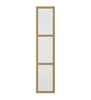 Gardırop Kapağı, Meşe Kaplama-Cam, 50x229 cm, Menteşeli