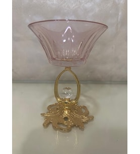 PEMBE KRİSTAL ALTIN ŞEKERLİK