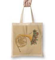 Bloomy French Horn Bez Çanta Uzun Saplı