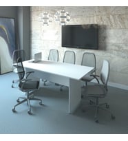 Vena Toplantı Masası 180x80x75 (18mm) (Beyaz)