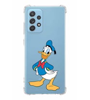 Samsung Galaxy A52s  Köşe Korumalı Antişok Kapak Donald Duck Tasarımlı Şeffaf  Kılıf