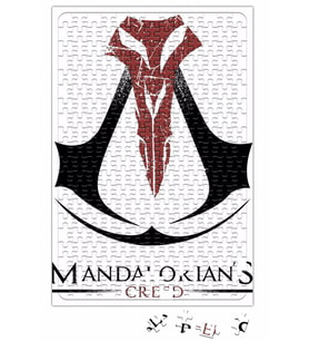 Star Wars Mandalorian Creed Puzzle 240 Parça Yapboz