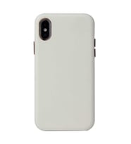 Apple iPhone XS Max Kılıf Eyzi Kadife İç Yüzey Suni Deri Kılıf (Beyaz)
