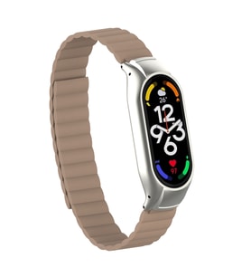 Lexroo Xiaomi Mi Band 7 KRD-69 Kordon - Kahve Açık