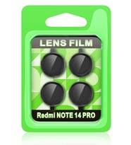 Newface Xiaomi Redmi Note 14 Pro 5G Raze Metal Kamera Lens - Siyah