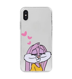 Iphone XS MAX Uyumlu Lola Bunny Tasarımlı Şeffaf Telefon Kılıfı